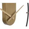 Mauro Ferretti reloj de pared Goldy Ø60x4,5 cm oro negro