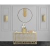 Mauro Ferretti reloj de pared Goldy Ø60x4,5 cm oro negro