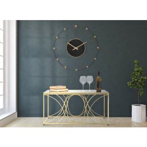 Mauro Ferretti reloj de pared perla Ø61x4,5 cm oro negro
