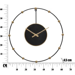Mauro Ferretti reloj de pared perla Ø61x4,5 cm oro negro