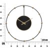 Mauro Ferretti reloj de pared perla Ø61x4,5 cm oro negro