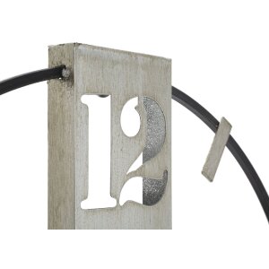 Mauro Ferretti reloj de pared plata Ø 61x4,5 cm plata negro