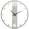 Mauro Ferretti reloj de pared plata Ø 61x4,5 cm plata negro
