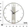 Mauro Ferretti reloj de pared plata Ø 61x4,5 cm plata negro