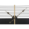 Mauro Ferretti reloj de pared Glam Stick Ø60x4,5 cm oro negro