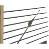 Mauro Ferretti reloj de pared Glam Stick Ø60x4,5 cm oro negro