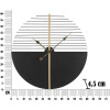 Mauro Ferretti reloj de pared Glam Stick Ø60x4,5 cm oro negro
