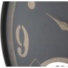 Reloj de pared Mauro Ferretti XXX Ø67x6,5 cm negro marrón