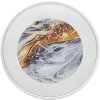 Mauro Ferretti reloj de pared espejo gris Ø60x5 cm multicolor