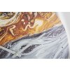 Mauro Ferretti reloj de pared espejo gris Ø60x5 cm multicolor
