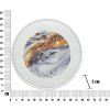 Mauro Ferretti reloj de pared espejo gris Ø60x5 cm multicolor
