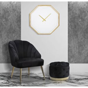 Mauro Ferretti reloj de pared Goldy octogonal Ø 56x6,5 cm oro