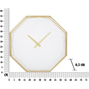 Mauro Ferretti reloj de pared Goldy octogonal Ø 56x6,5 cm oro
