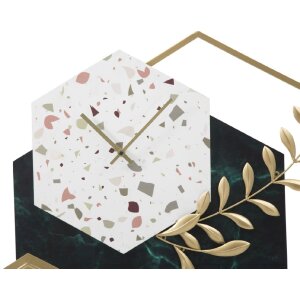 Reloj de pared Mauro Ferretti hexágono 62x4,5x62...