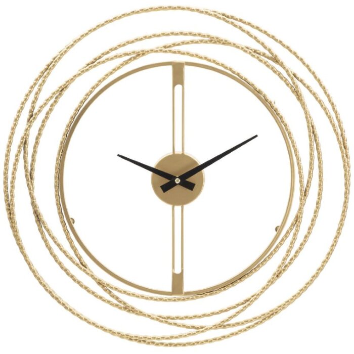 Mauro Ferretti reloj de pared rayas oro Ø 50x4 cm oro