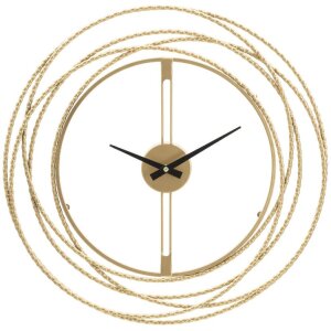 Mauro Ferretti reloj de pared rayas oro Ø 50x4 cm oro