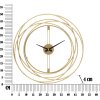 Mauro Ferretti reloj de pared rayas oro Ø 50x4 cm oro