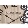 Mauro Ferretti reloj de pared Grand Ø 60x4,5 cm negro marrón