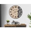 Mauro Ferretti reloj de pared Grand Ø 60x4,5 cm negro marrón