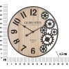 Mauro Ferretti reloj de pared Grand Ø 60x4,5 cm negro marrón