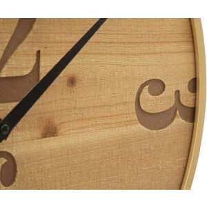 Mauro Ferretti reloj de pared Fuji Ø 50x3,5 cm color natural