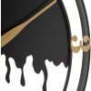 Mauro Ferretti reloj de pared splash Ø 66x4 cm oro negro
