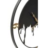 Mauro Ferretti reloj de pared splash Ø 66x4 cm oro negro