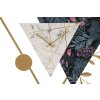 Mauro Ferretti reloj de pared triángulo 75x4,5x59 cm multicolor