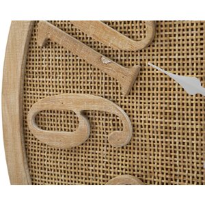 Mauro Ferretti reloj de pared Boho Ø 60x4,5 cm color natural blanco