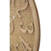 Mauro Ferretti reloj de pared Boho Ø 60x4,5 cm color natural blanco