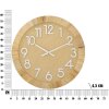 Mauro Ferretti reloj de pared Boho Plus Ø 60x4,5 cm color natural blanco