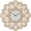 Mauro Ferretti reloj de pared talla Ø 60x4,5 cm color natural blanco