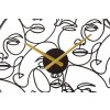 Reloj de pared Mauro Ferretti esferas Ø 50x3,5 cm negro