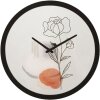 Reloj de pared Mauro Ferretti flor Ø 40x3,5 cm multicolor con diseño de rosas