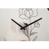 Reloj de pared Mauro Ferretti flor Ø 40x3,5 cm multicolor con diseño de rosas