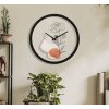 Reloj de pared Mauro Ferretti flor Ø 40x3,5 cm multicolor con diseño de rosas