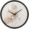 Mauro Ferretti reloj de pared flor Ø 40x3,5 cm multicolor con diseño floral