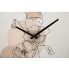 Mauro Ferretti reloj de pared flor Ø 40x3,5 cm multicolor con diseño floral