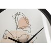 Mauro Ferretti reloj de pared flor Ø 40x3,5 cm multicolor con diseño floral