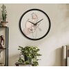 Mauro Ferretti reloj de pared flor Ø 40x3,5 cm multicolor con diseño floral