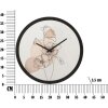 Mauro Ferretti reloj de pared flor Ø 40x3,5 cm multicolor con diseño floral