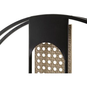 Mauro Ferretti reloj de pared Ribby Ø60x5 cm negro crema