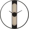 Mauro Ferretti reloj de pared Ribby Ø60x5 cm negro crema