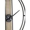 Mauro Ferretti reloj de pared Ribby Ø60x5 cm negro crema