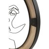 Mauro Ferretti reloj de pared pareja Ø 60x3 cm negro natural
