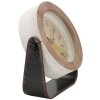 Reloj de mesa Mauro Ferretti redondo 23,5x7x24 cm marrón