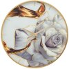 Mauro Ferretti reloj de pared rosa de cristal Ø 60x5 cm multicolor