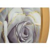 Mauro Ferretti reloj de pared rosa de cristal Ø 60x5 cm multicolor
