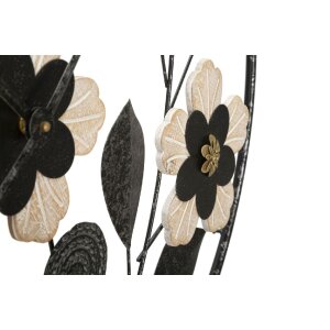 Mauro Ferretti reloj de pared Divaker Ø 67x5,5 cm marrón negro