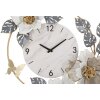 Mauro Ferretti reloj de pared flores 64x8x64 cm blanco gris
